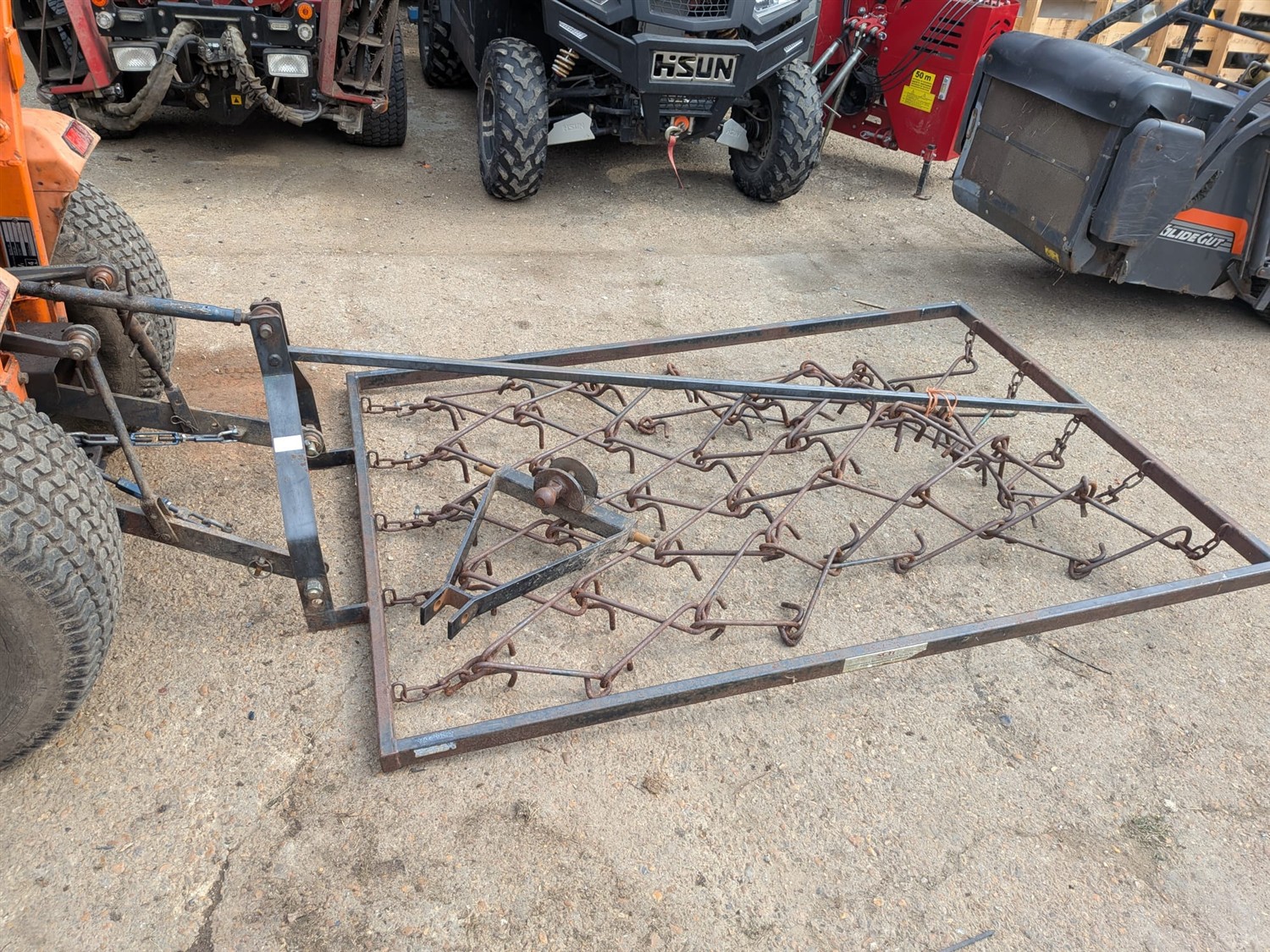 used-sch-mounted-chain-harrows---4ft