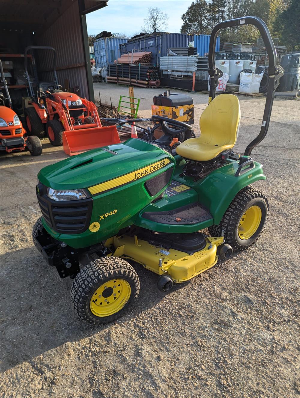 used-john-deere-x948-diesel-ride-on-mower;-48-cut